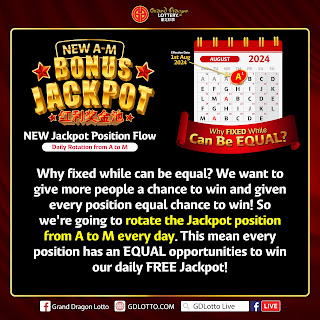 Introducing the NEW A-M Bonus Jackpot